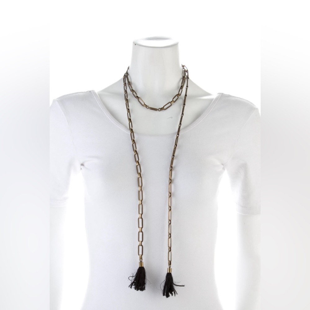 Isabel Marant | Tassel Happy Wednesday scarf necklace.